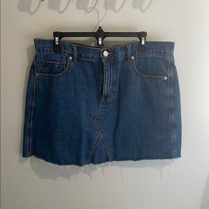 Old Navy Blue Denim Mini Skirt